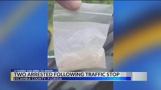 2 found with meth during traffic stop, arrested: ECSO