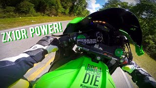 Kawasaki ZX10R Test Ride Wheelies