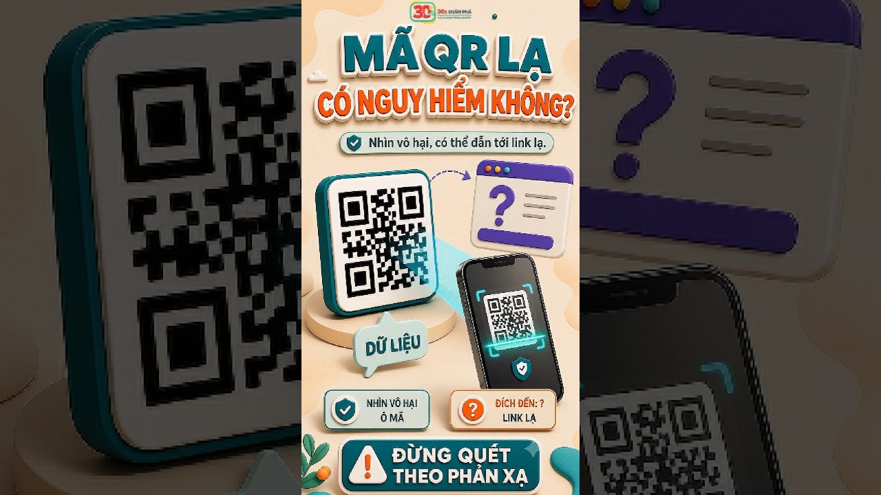 Quét mã QR lạ có nguy hiểm không?