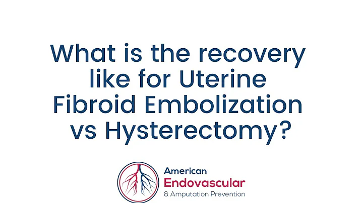 What is the recovery time for Uterine Fibroid Embolization and for a Hysterectomy?
