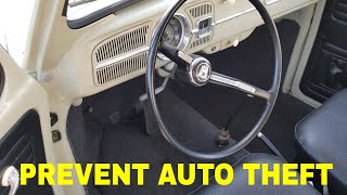 How to prevent theft of your classic car