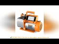 Vacuum Pump 7/9/12 CFM 2 Stage Intelligent Rotary Vane Vacuum Pump HVAC Touch Screen, Data Logging,