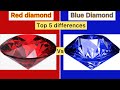 Top 5 differences between Red diamonds and blue diamonds | Red diamond vs blue diamond | HDB TV