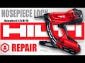 🛠 Repair Hilti GX-120 gas. Locked noisepiece X-120-ME TN. How to disassembly and fix problem.