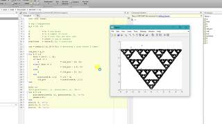 Chaos Game, A Sierpinski Triangle