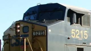 CSX X176 Empty Intermodal Train