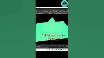 Displacement Shader / Mountain modeling - Maya Tutorial  @Maya2.5  #maya #modeling #mayamodeling