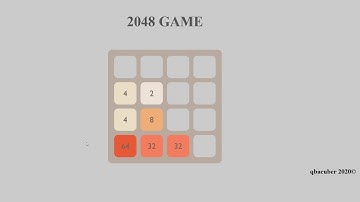 2048 GAME in JavaScript (JS+HTML+CSS) [CODE]