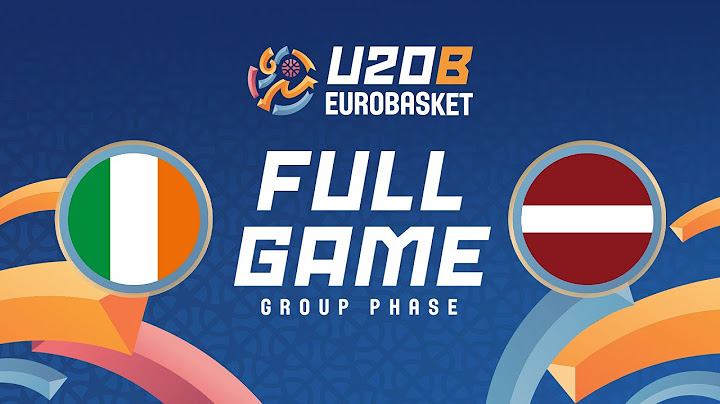 Group Phase: Ireland v Latvia | Full Basketball Game | FIBA U20 EuroBasket 2025 Division B