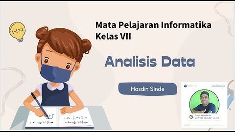 Mata Pelajaran Informatika Elemen Analisis Data