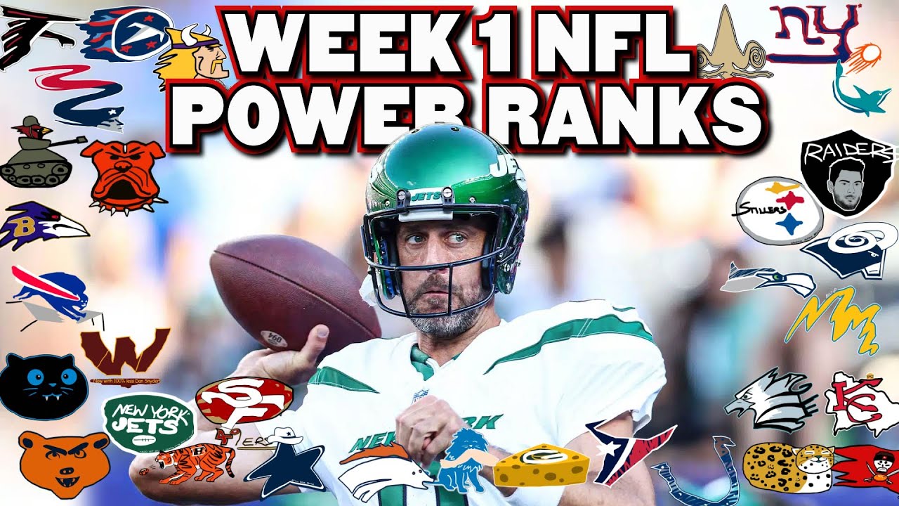 NFL Power Rankings Week 1