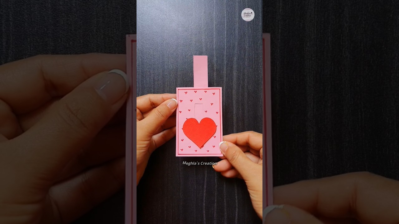 Pull Tab Love Card ❤️ | Easy Handmade Valentine Card | Paper Craft ideas 