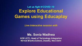 Webinar on  ICT-Tools  : Explore Educational Games using Educaplay