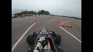 Formula SAE Autocross run - P2 with Berkeley Formula Racing - Michigan May '23
