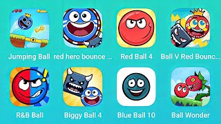 Jumping Ball, Red Hero Bounce, Red Ball 4, Ball V Red Bounce, Biggy Ball 4 and More Red Ball Games screenshot 3