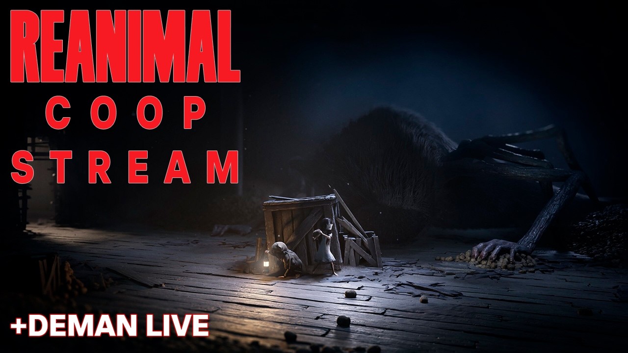 СТРИМ .REANIMAL.Проходим сюжет на русском .COOP FEAT DEMAN .#застрим