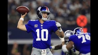 Famous Eli Manning's 26 Touchdown's From 2016 Net Worth