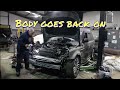 Range Rover Sport 3.0 TDV6 Engine Part 11 | Body goes back on.