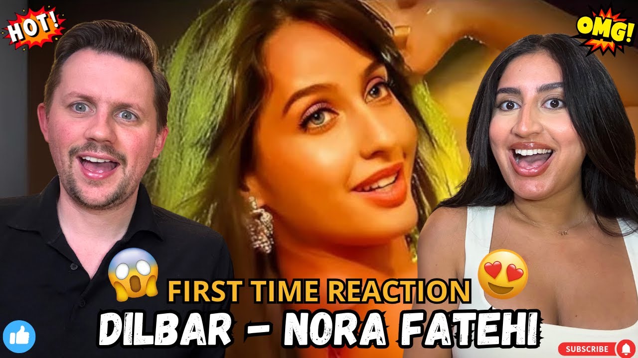 Introducing my husband to Nora Fatehi and now he has a new crush !!! DILBAR First time REACTION