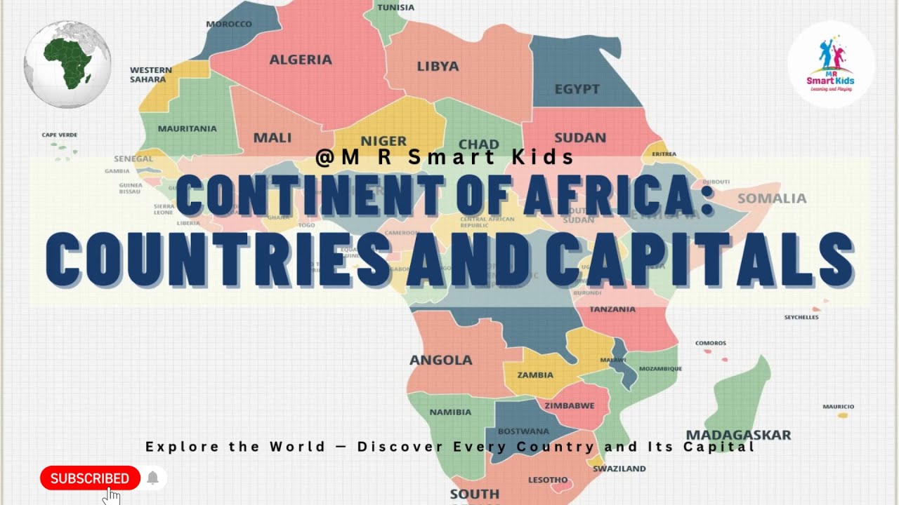 Continent of Africa: Countries and Capitals