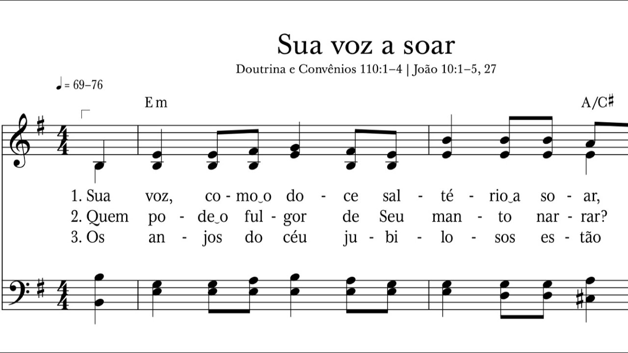 Sua Voz a Soar | 🎤 Novos Hinos SUD 1040