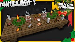 Minecraft - Christmas Dinner Items with only one command block