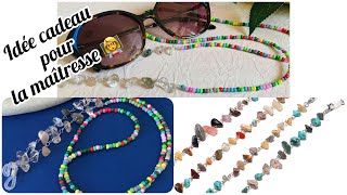 Make Your Own Chaine Lunette & Find the Perfect Gift for Teacher/how to make beaded eye-glass chain