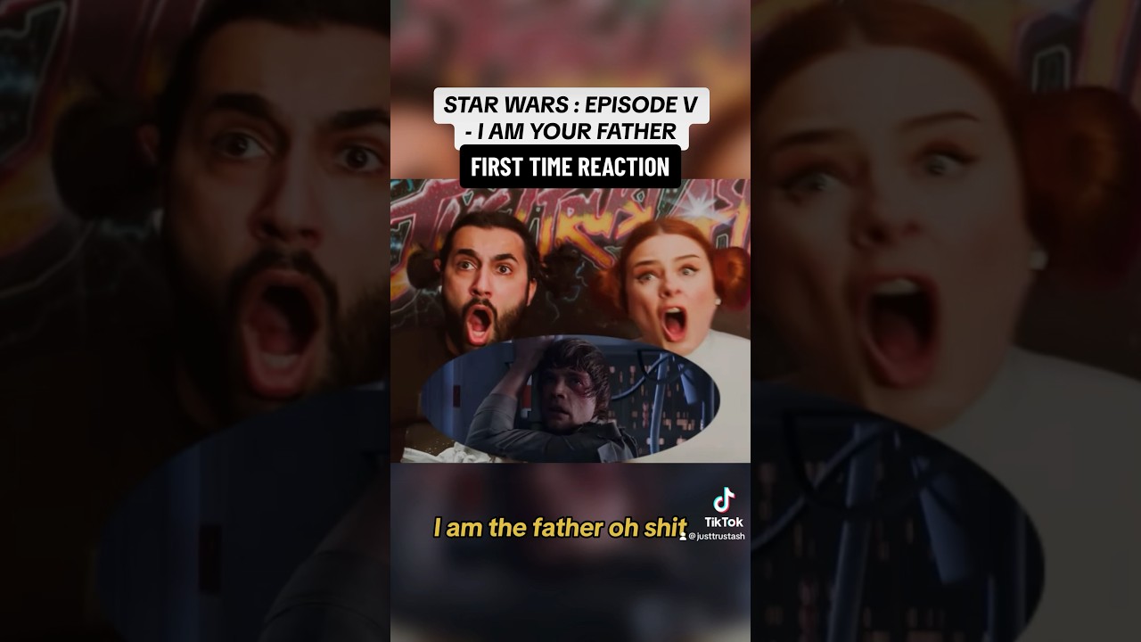 I AM YOUR FATHER - FIRST TIME REACTION  #reaction #starwars