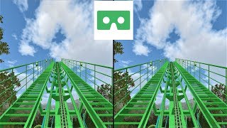 VR 3D video Roller Coaster 18 Американские Горки для VR очков 3D SBS