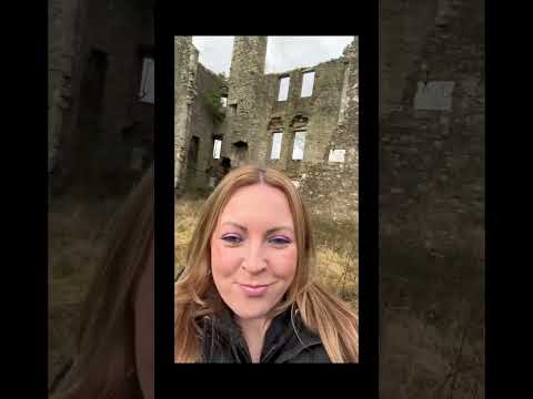 Come explore Old Dalquharran Castle with me! Look out for the spooky black shadow! #castleruins