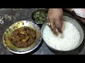 Village style mutton kasha eating  basi pakhala bhata eating ll odisha desi style