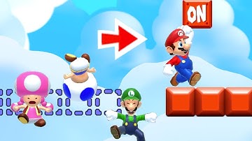 Super Mario Maker 2 - Online Multiplayer Versus #60 (4 Players)