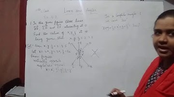 9th Maths lines and angles exercise 4.2 problem 1