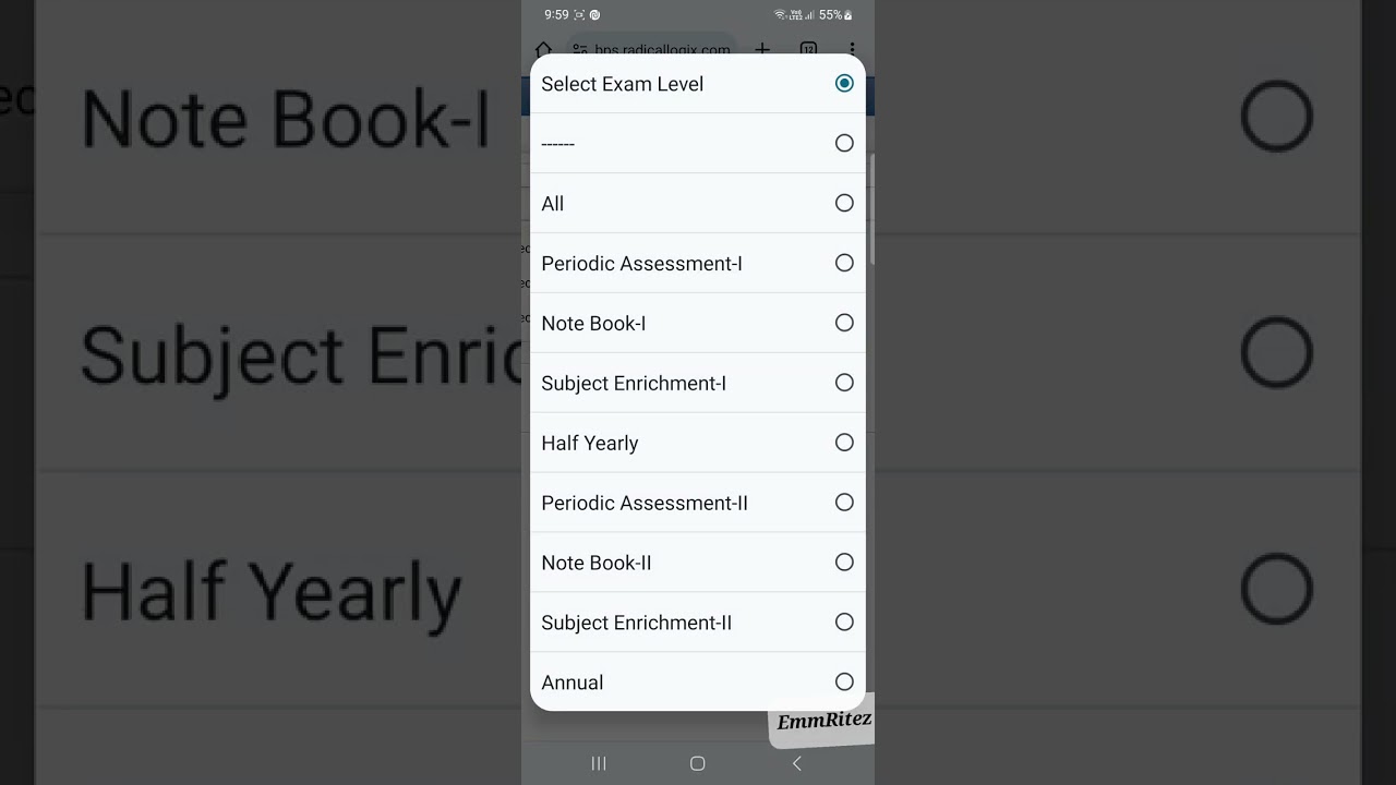 cross verification of marks in radicle