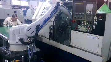 Industrial 6 axis Robot for CNC machine feeding application