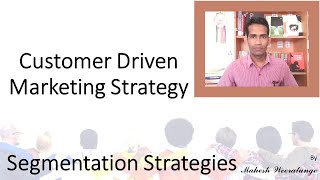 Segmentation Strategies for Consumer and Business Market