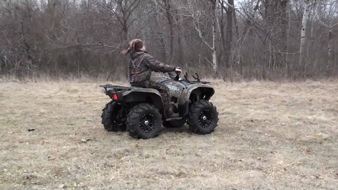 Yamaha Grizzly 700 - 3-27-2010 Wisconsin 7 - YouTube