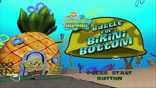 Spongebob Squarepants Battle For Bikini Bottom Startup & Intro