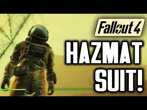 Fallout 4 Gameplay Tips: The Hazmat Suit! Survive The Glowing Sea With No Power Armor