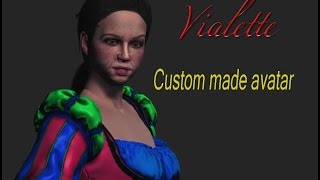 violette witcher 3 custom Avatar | soft cloth physics | iclone screenshot 2