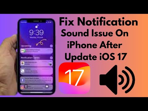How To Fix Notification Sound Issue After iOS 17 update (2023) - YouTube