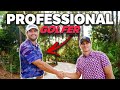 I Challenged PROFESSIONAL Golfer JAY CARD To A 9 Hole Golf Match | Micah Morris Golf