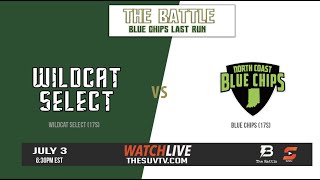 Blue Chips vs Wildcat Select(17s)|The Battle| Bronny vs Dellquan Warren, Gabe Cupps, Rayvon Griffith