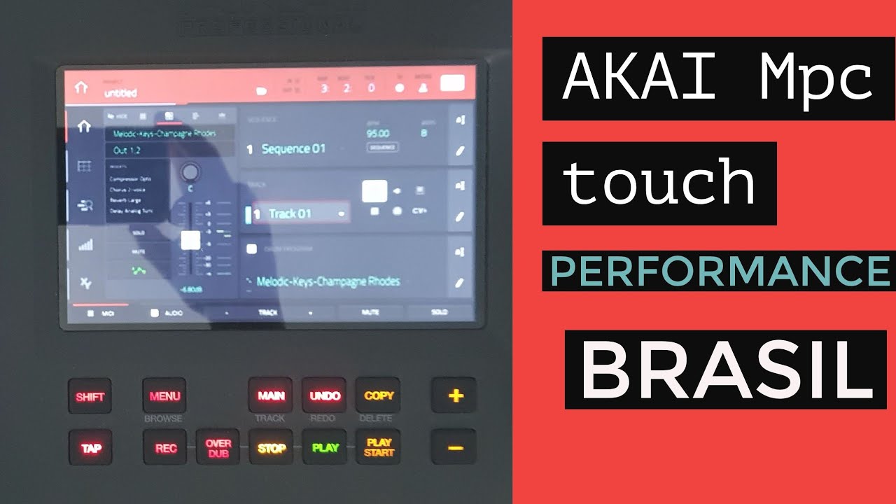 Performance, Akai mpc touch, Brasil