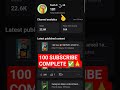 100 Subscribe complete ✅ #trending #shorts #reels #tech #subscribe #100