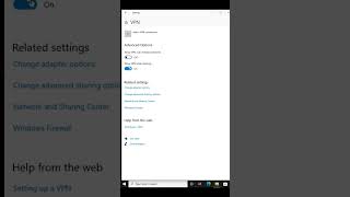 How to turn on and off vpn option in windows 10 screenshot 4