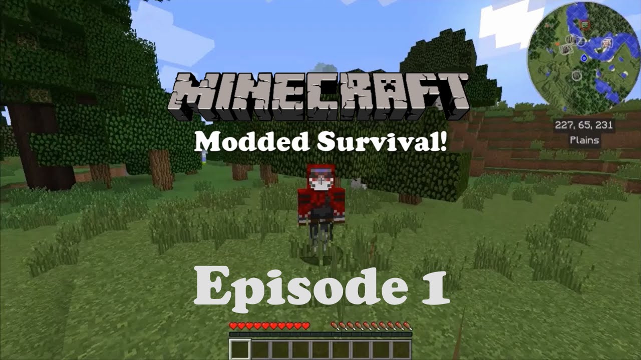 Let's Play Minecraft 1.8.9 Modded Survival Episode 1 A Brand New ...