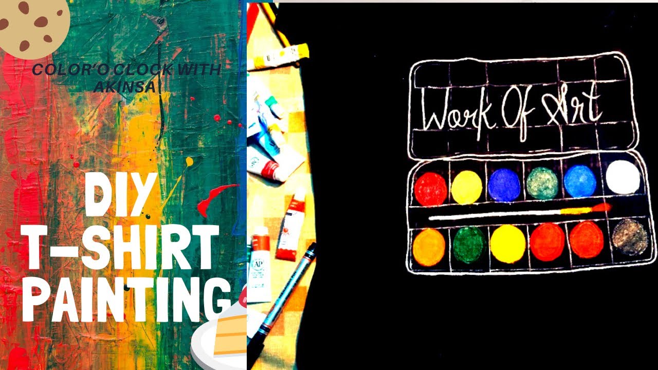 How to paint your Tshirt easiest way to change your boring Tshirt