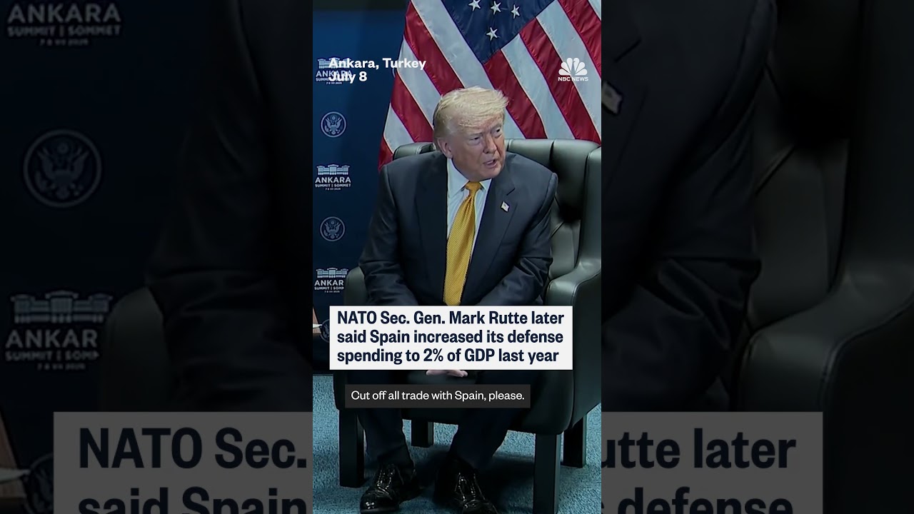 Trump calls to ‘cut off all trade with Spain’