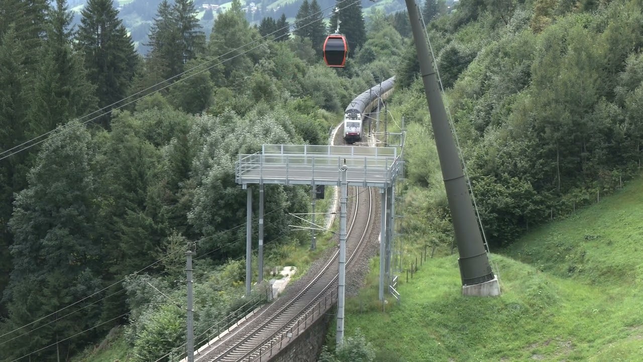 Tauernbahn im August 2023 (mit Umleitern)
